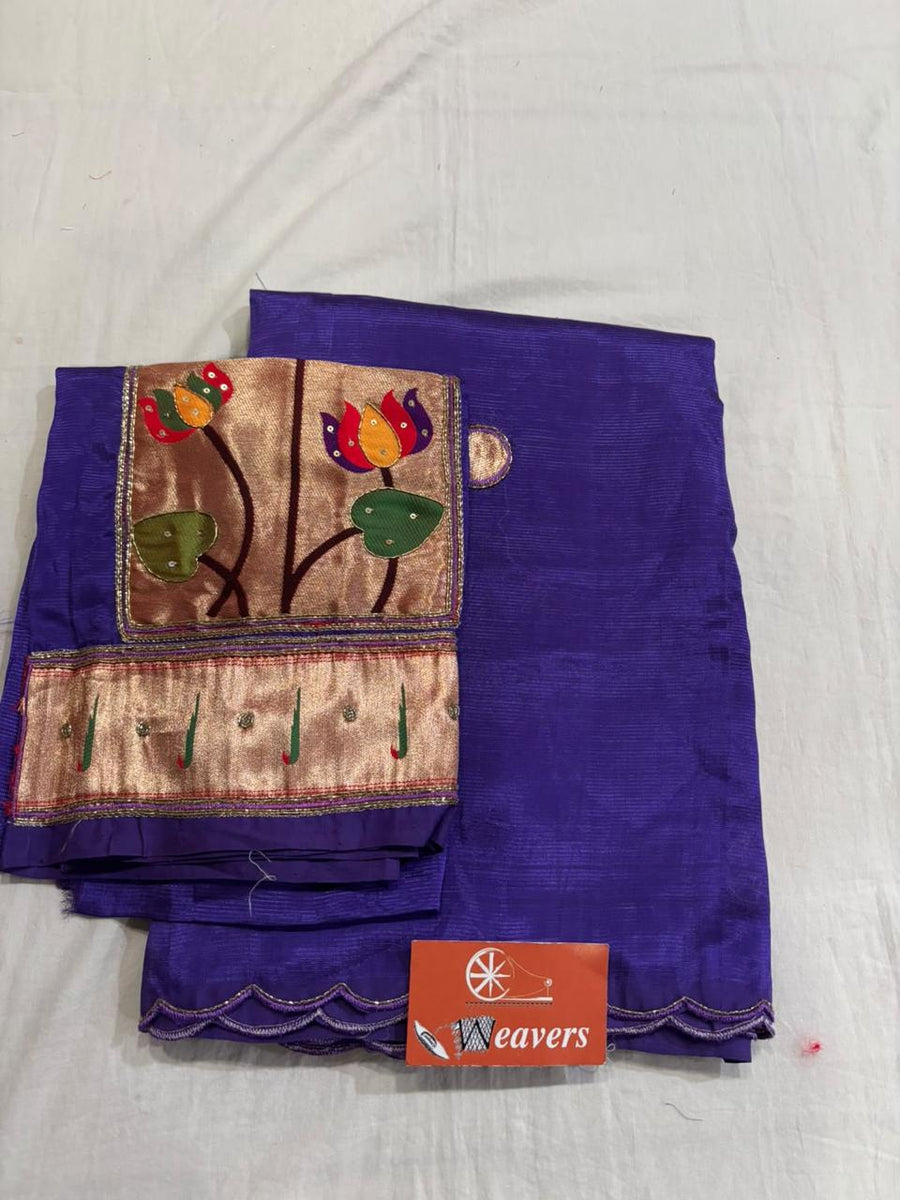 Pure Handloom Mangalagiri Cottonsilk Saree