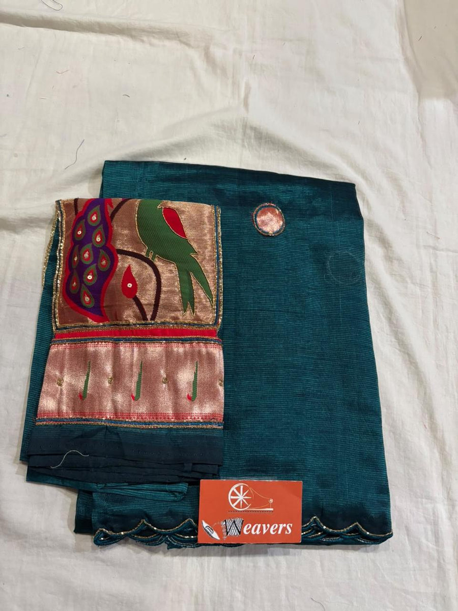 Pure Handloom Mangalagiri Cottonsilk Saree