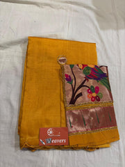 Pure Handloom Mangalagiri Cottonsilk Saree