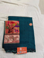 Pure Handloom Mangalagiri Cottonsilk Saree