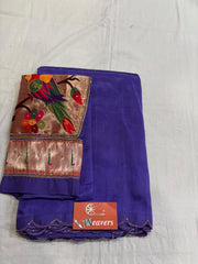 Pure Handloom Mangalagiri Cottonsilk Saree