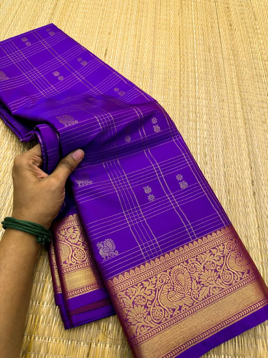 Semi-Kanjivaram sarees
