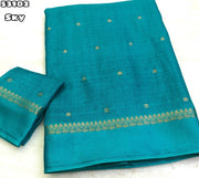 Khadi Silk Thousand Butti Zari Weaving Saree