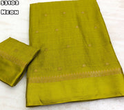 Khadi Silk Thousand Butti Zari Weaving Saree