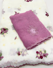 chiffon crush silk saree