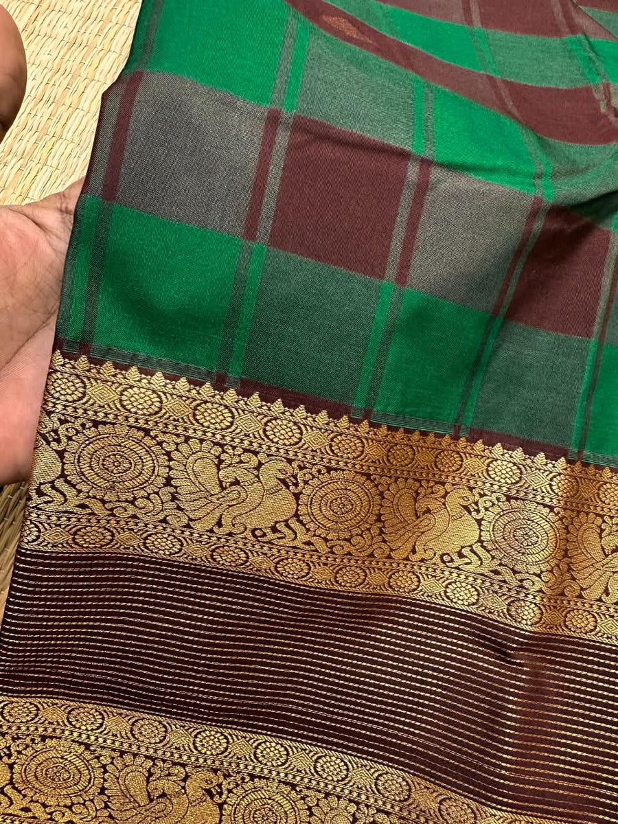 semi Kanchipuram sarees