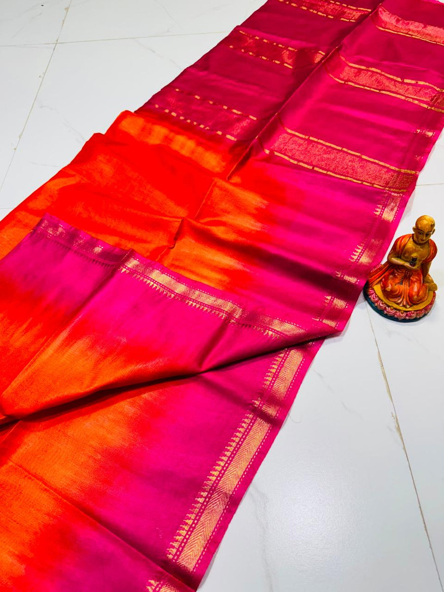 EXCLUSIVE TUSSAR MANGALGIRI CONTRAST BORDER