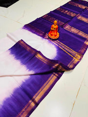 EXCLUSIVE TUSSAR MANGALGIRI CONTRAST BORDER