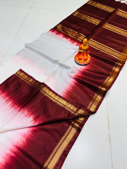 EXCLUSIVE TUSSAR MANGALGIRI CONTRAST BORDER