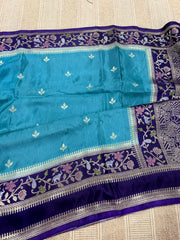 Exquisite pure matka crape saree