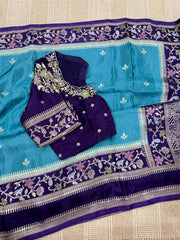 Exquisite pure matka crape saree