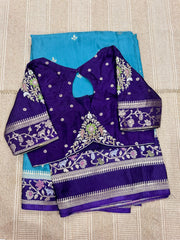 Exquisite pure matka crape saree