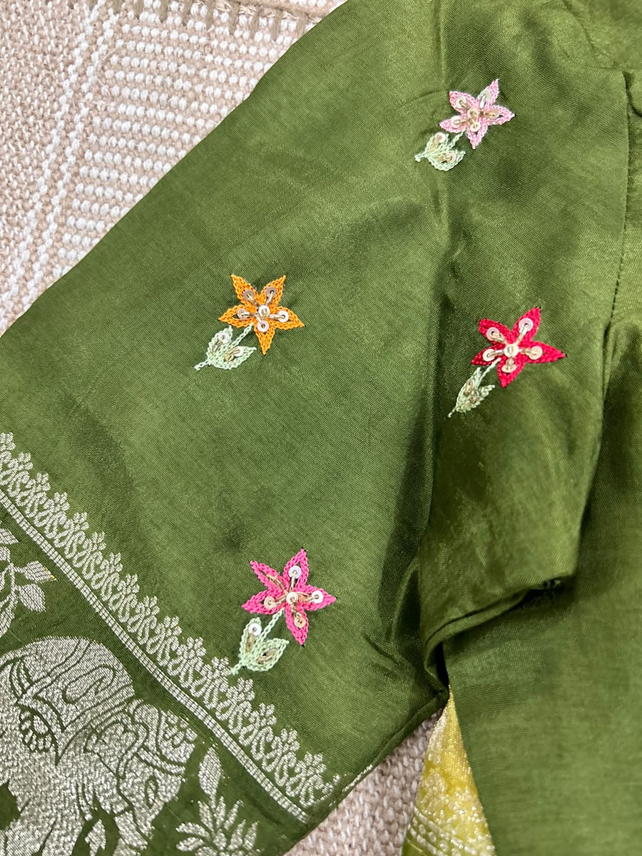 pure tissue georgette saree