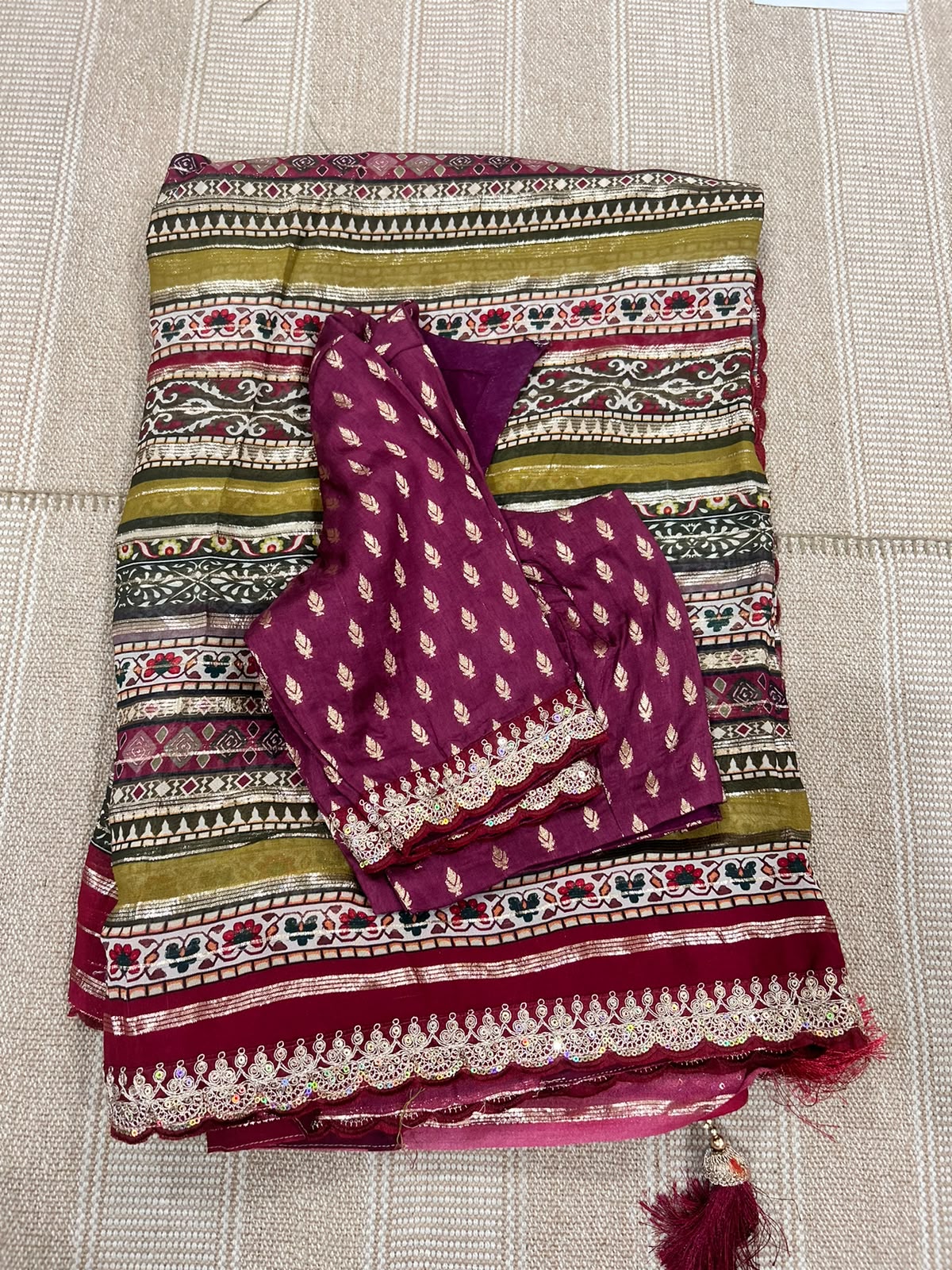 pure georgette saree