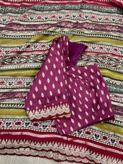 pure georgette saree