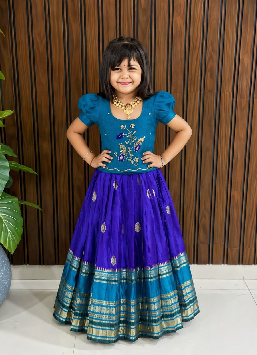 Premium Pure Silk Set for Girls
