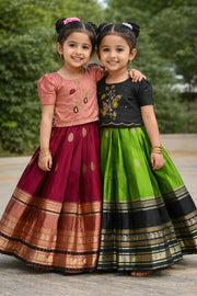 Premium Pure Silk Set for Girls