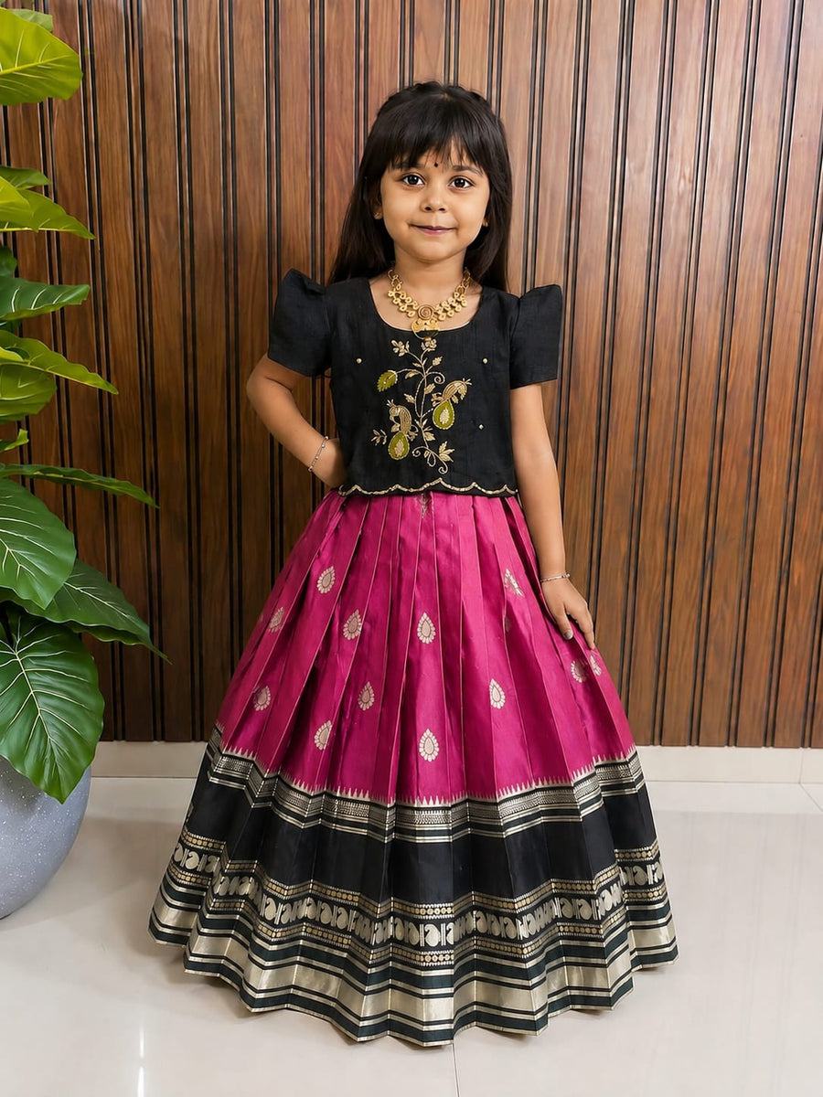 Premium Pure Silk Set for Girls