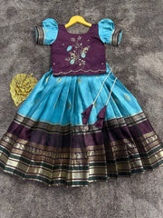 Premium Pure Silk Set for Girls