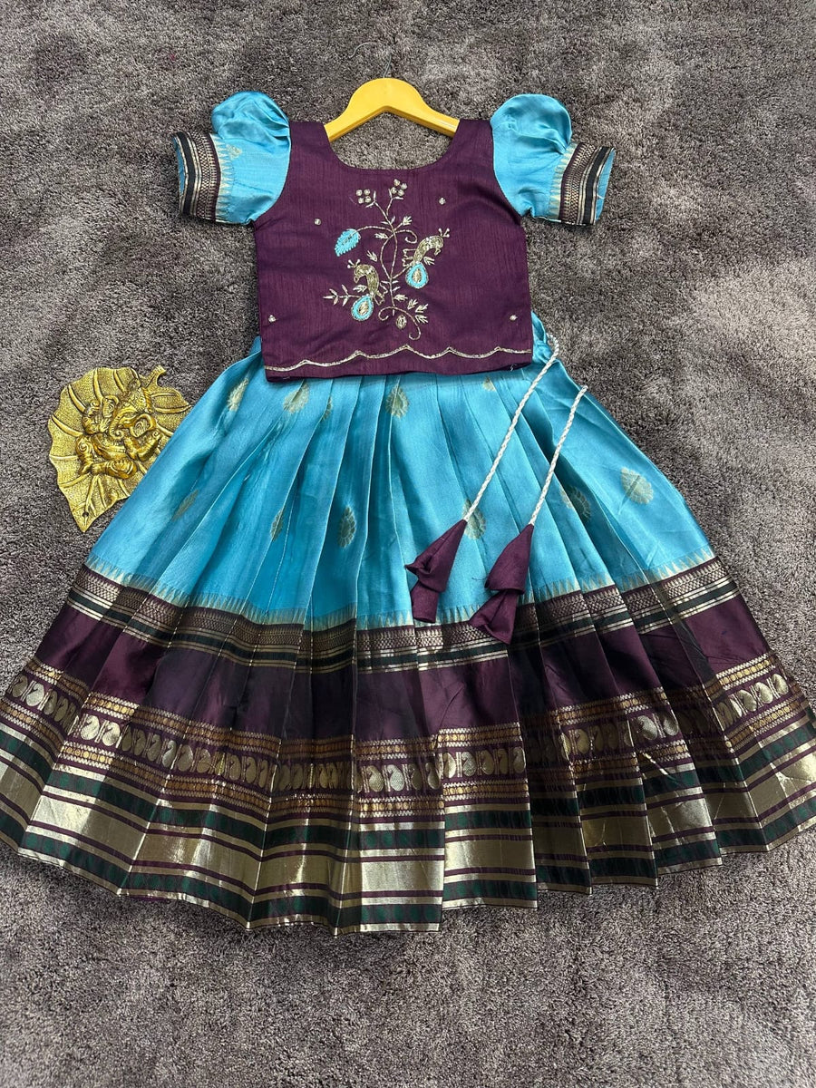 Premium Pure Silk Set for Girls