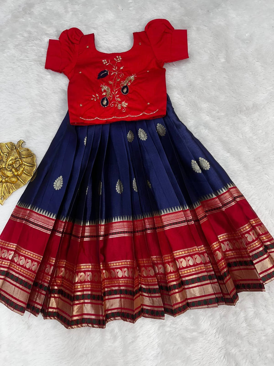 Premium Pure Silk Set for Girls