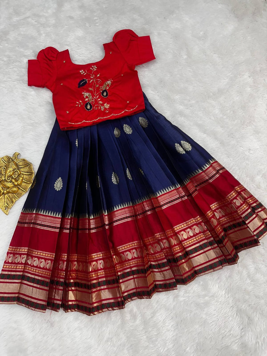 Premium Pure Silk Set for Girls
