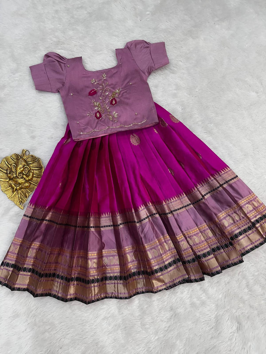 Premium Pure Silk Set for Girls