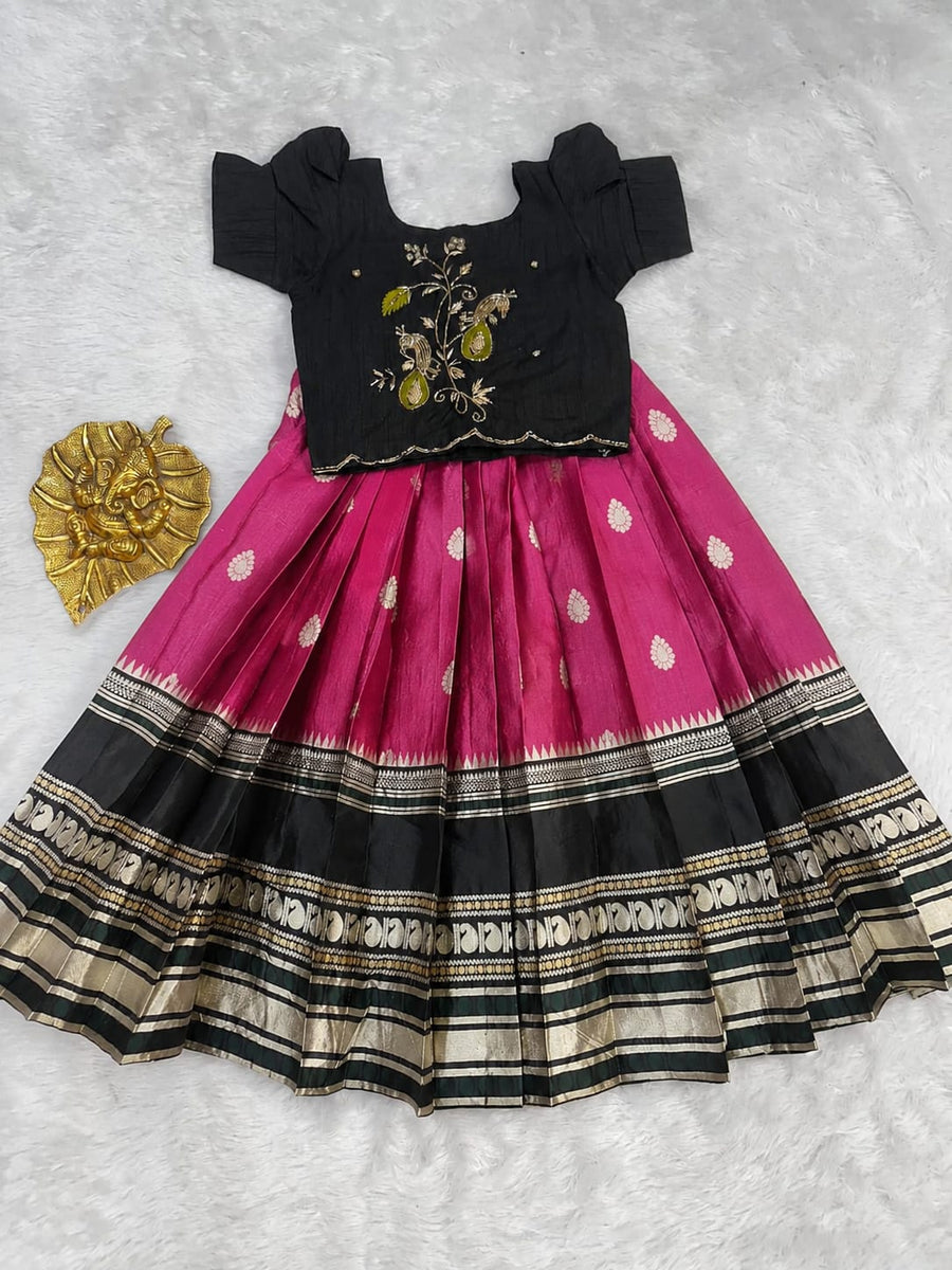 Premium Pure Silk Set for Girls