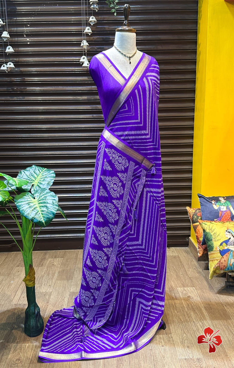 Premium Mysore-inspired viscose moonga crepe sarees