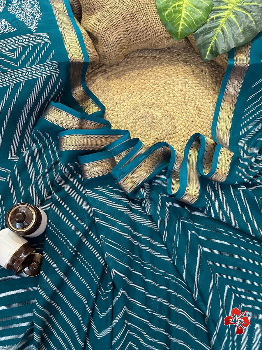 Premium Mysore-inspired viscose moonga crepe sarees