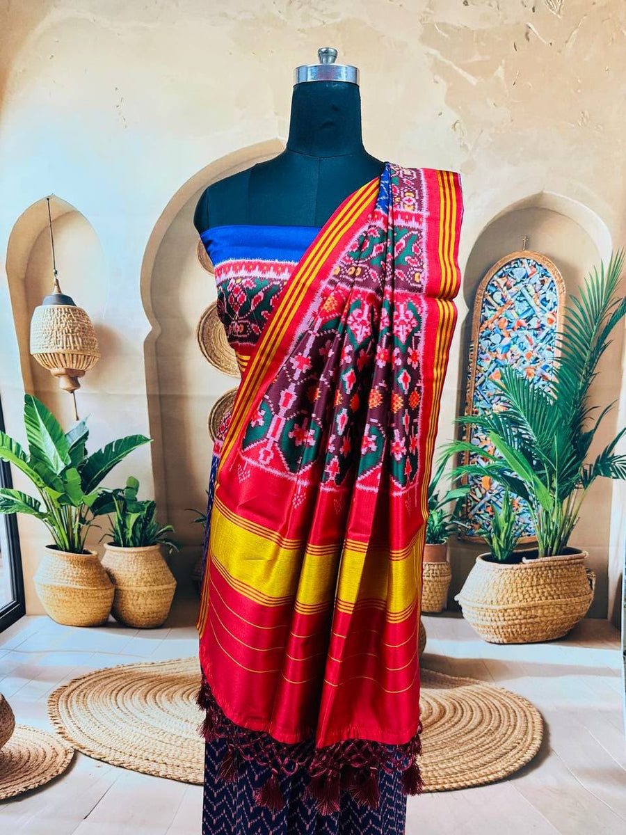 Premium Soft Pure Patola Silk Saree