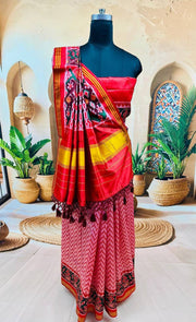 Premium Soft Pure Patola Silk Saree