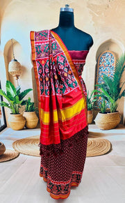 Premium Soft Pure Patola Silk Saree
