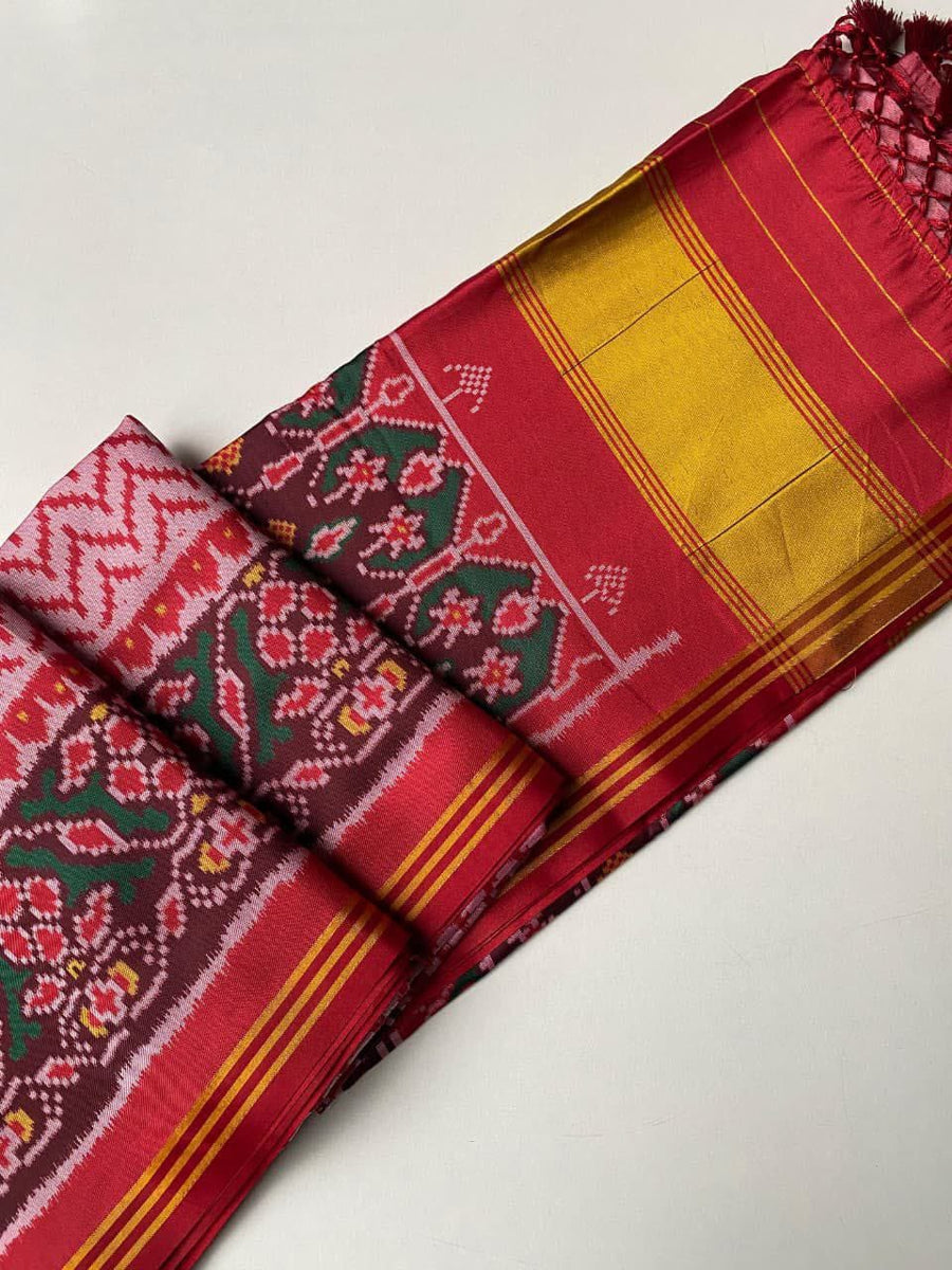 Premium Soft Pure Patola Silk Saree
