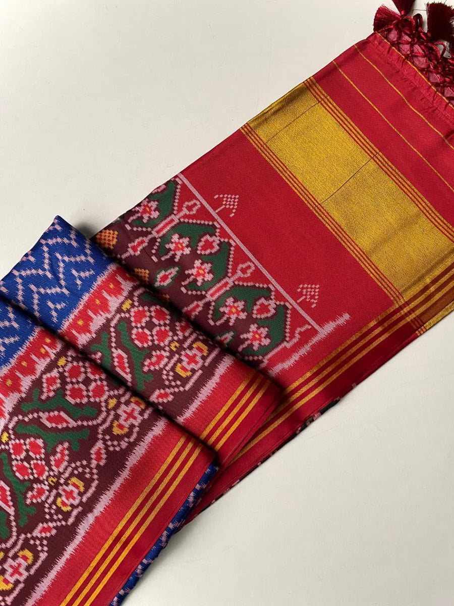 Premium Soft Pure Patola Silk Saree