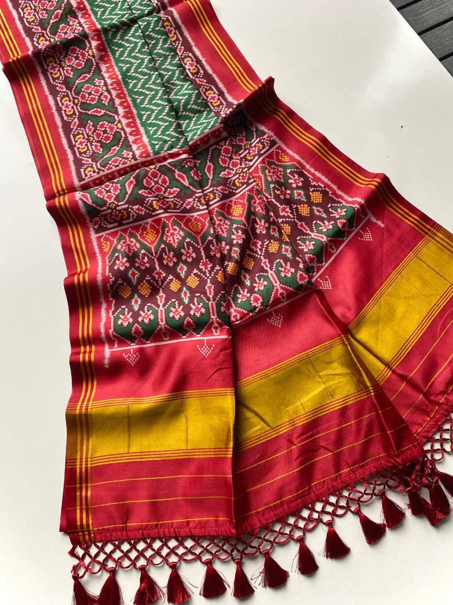 Premium Soft Pure Patola Silk Saree