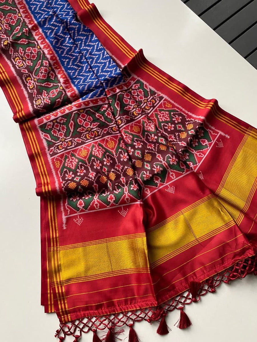 Premium Soft Pure Patola Silk Saree