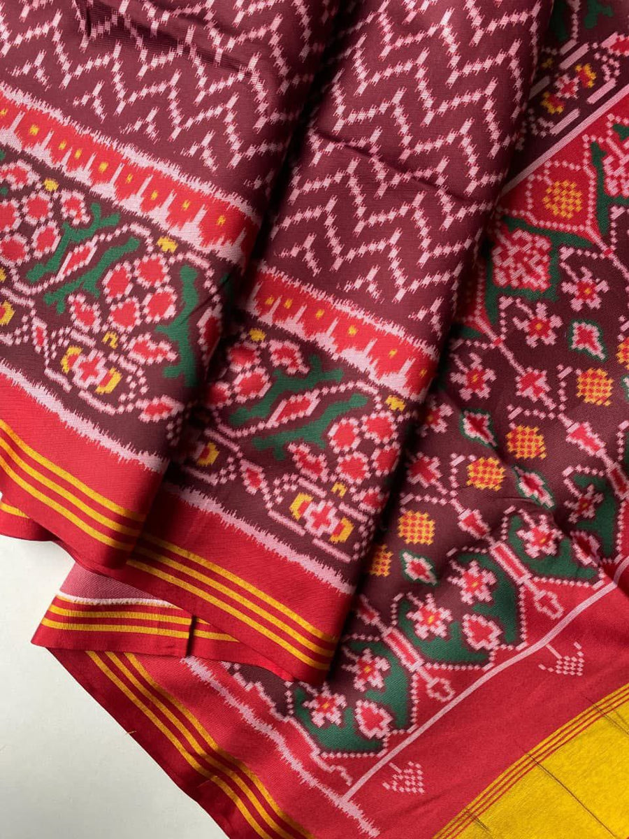 Premium Soft Pure Patola Silk Saree