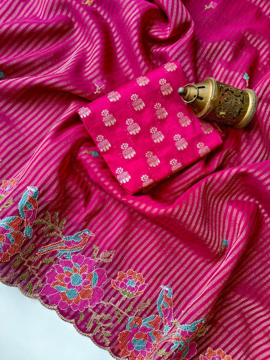 Pure chiffon sarees