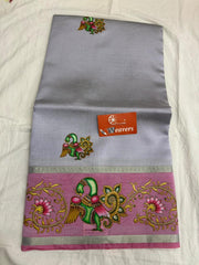 pure handloom Mangalagiri cotton-silk saree