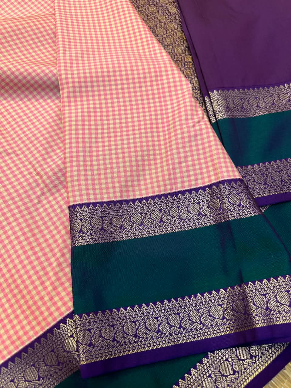 semi-Kanchipuram saree