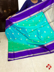 semi-Kanjivaram soft silk saree
