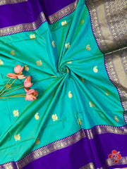 semi-Kanjivaram soft silk saree