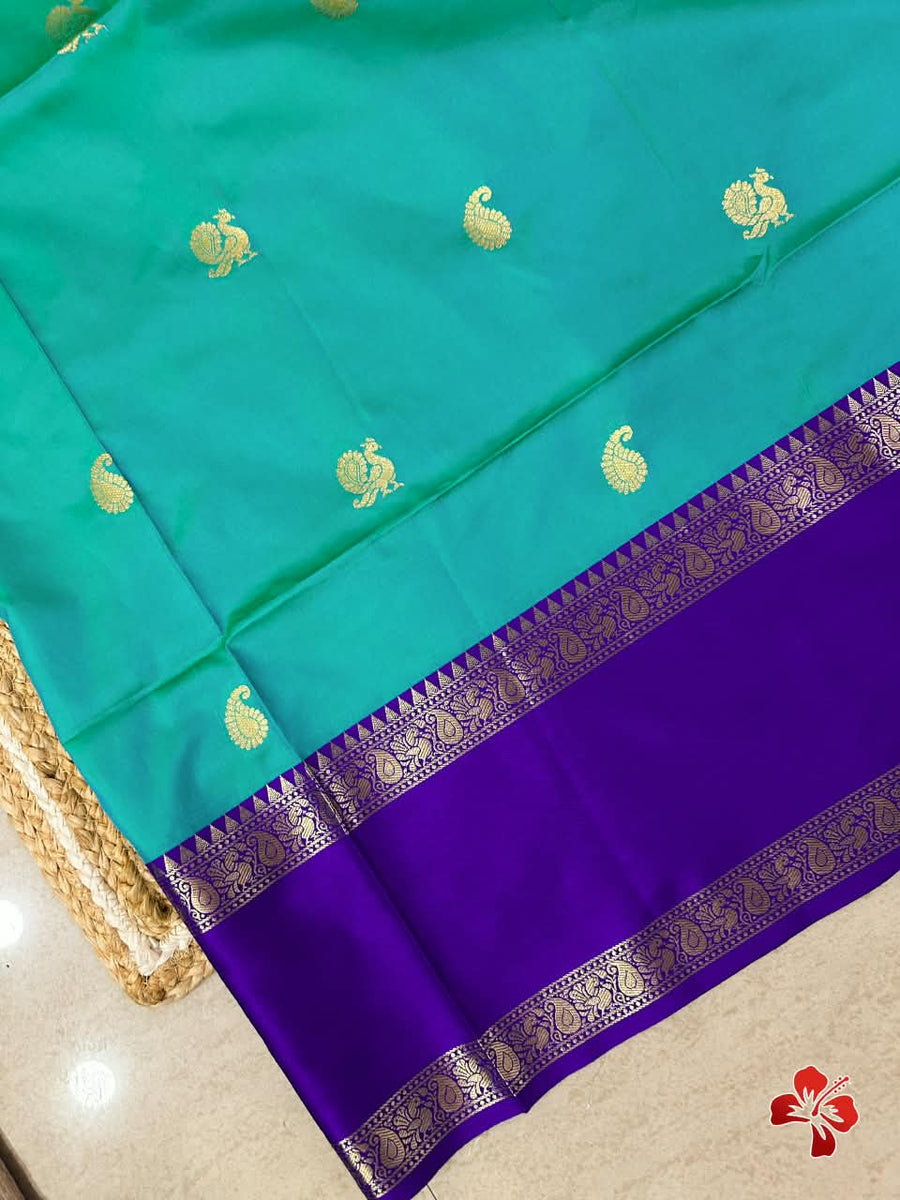 semi-Kanjivaram soft silk saree