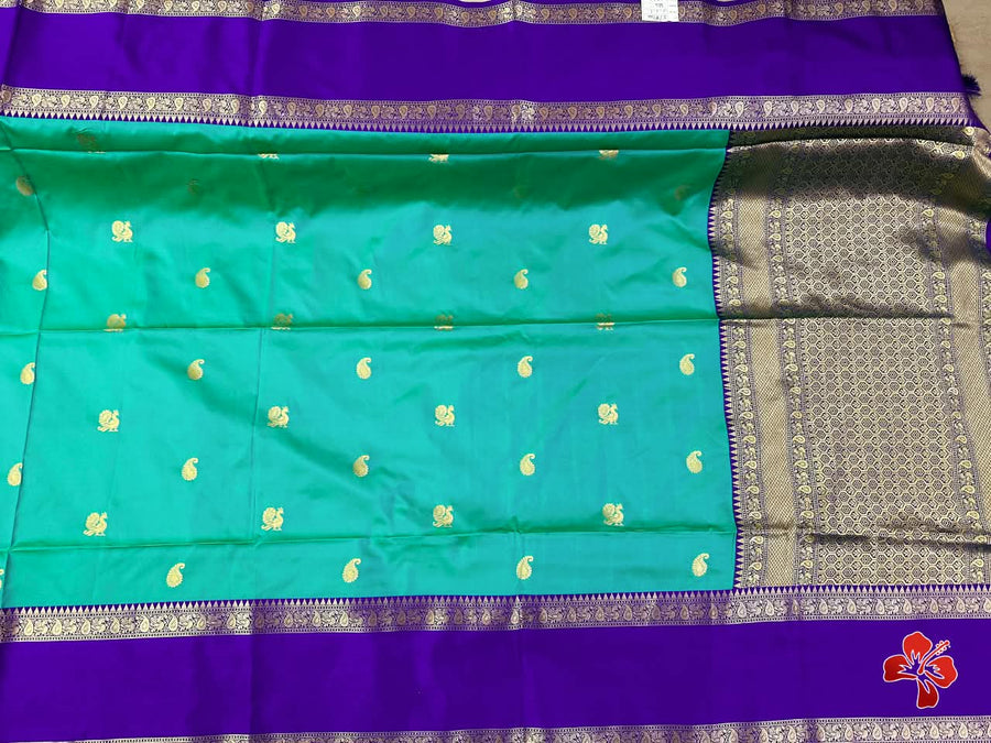 semi-Kanjivaram soft silk saree