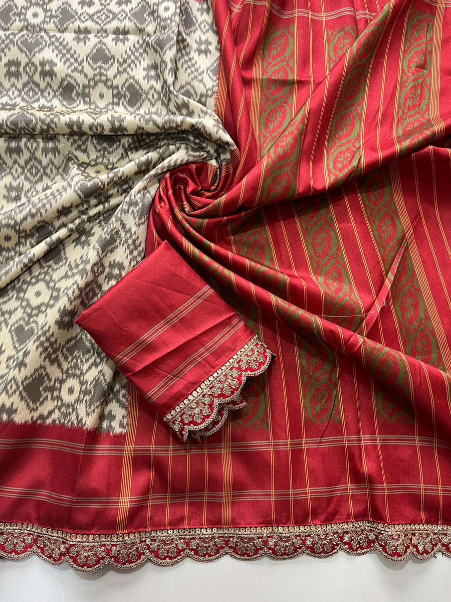 Rajwadi Silk saree - Anvitha Collections