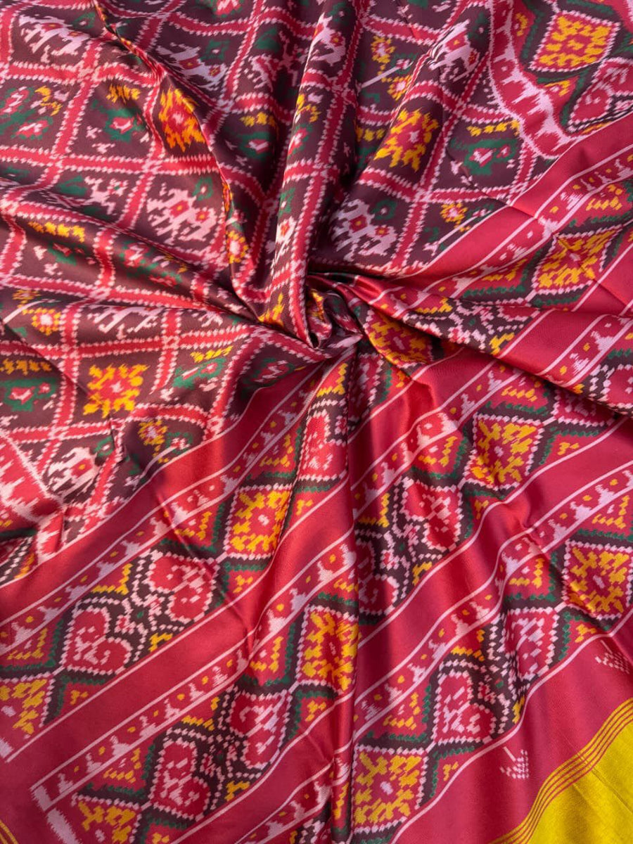 Premium Soft Pure Patola Silk Saree