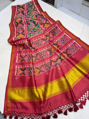 Premium Soft Pure Patola Silk Saree