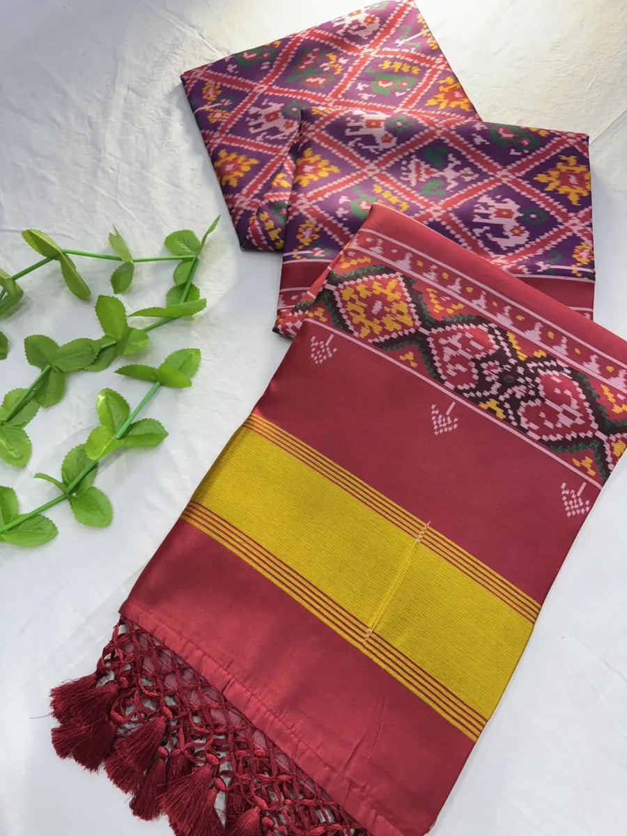 Premium Soft Pure Patola Silk Saree