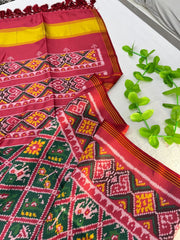 Premium Soft Pure Patola Silk Saree